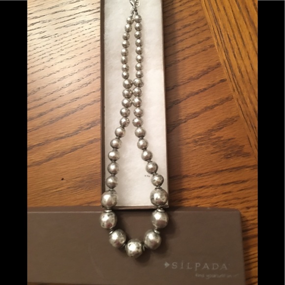 Silpada Jewelry - Silpada sterling bead necklace.